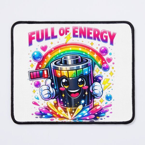 Item preview, Full of Energy — Colorful Battery Power designed and sold by ivodanivan.
