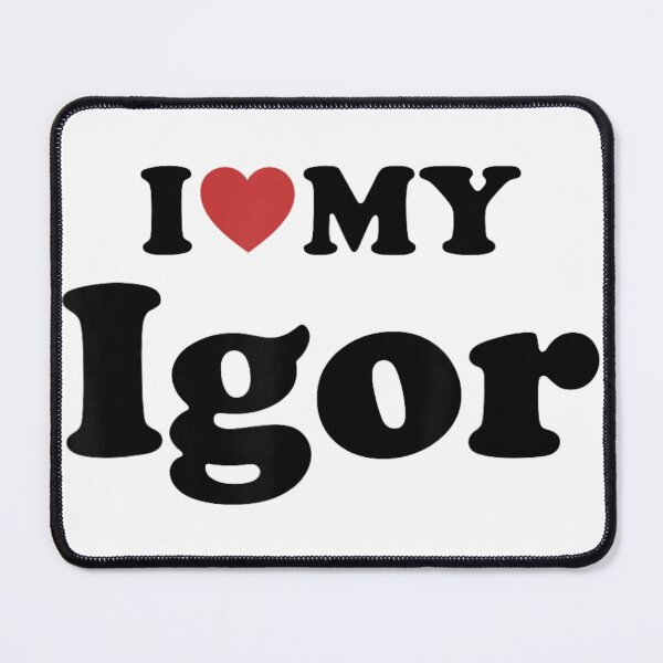 Item preview, I Love My Igor Romantic Heart Matching Couple Retro Valentine Gift designed and sold by KrystinaGiGi.