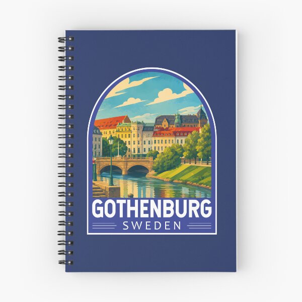 Item preview, Gothenburg Sweden Travel Art Emblem designed and sold by KrisSidDesigns.