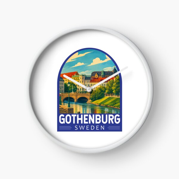 Item preview, Gothenburg Sweden Travel Art Emblem designed and sold by KrisSidDesigns.
