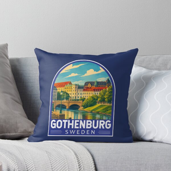Item preview, Gothenburg Sweden Travel Art Emblem designed and sold by KrisSidDesigns.