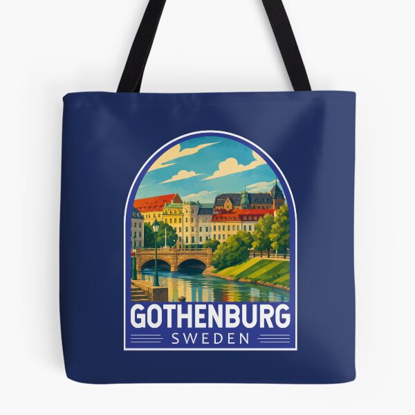 Item preview, Gothenburg Sweden Travel Art Emblem designed and sold by KrisSidDesigns.