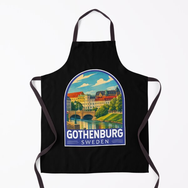 Item preview, Gothenburg Sweden Travel Art Emblem designed and sold by KrisSidDesigns.