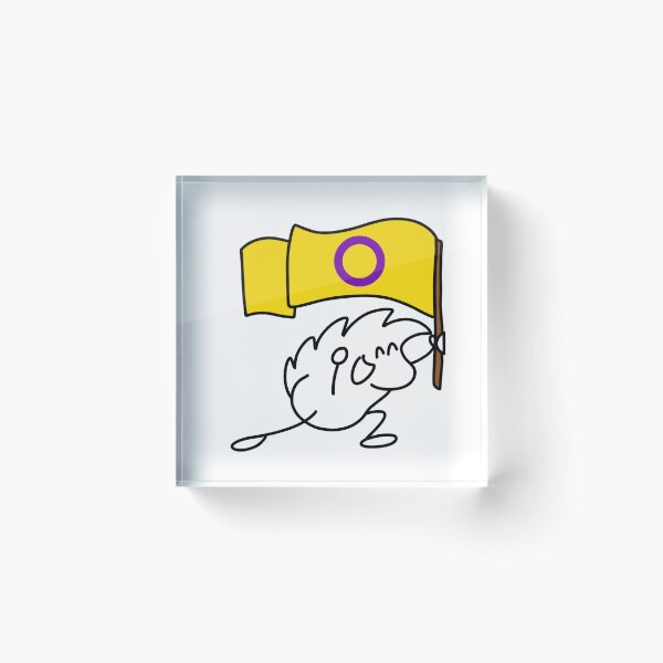 Item preview, Terrisson brandishes the intersex flag designed and sold by LUniqueTef.