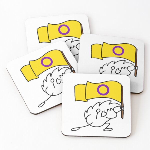 Item preview, Terrisson brandishes the intersex flag designed and sold by LUniqueTef.