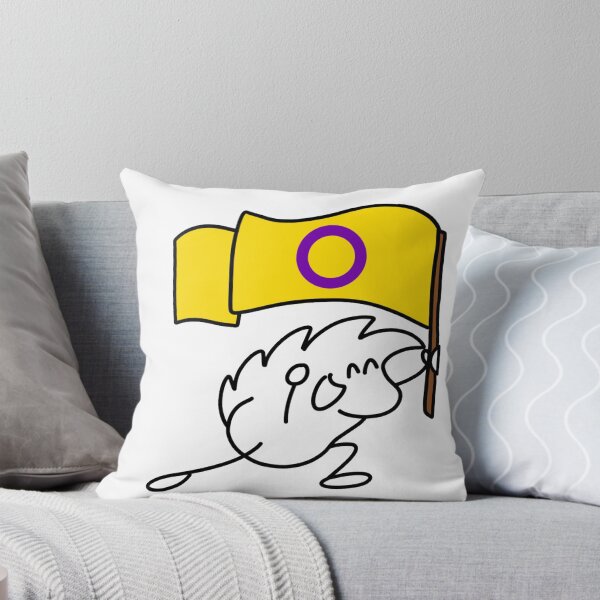 Item preview, Terrisson brandishes the intersex flag designed and sold by LUniqueTef.