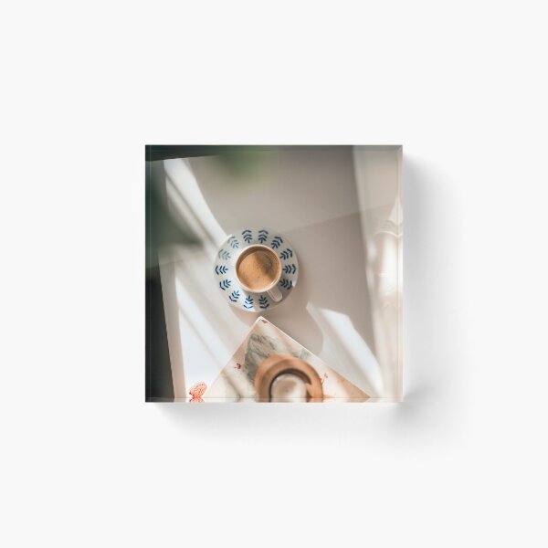 Item preview, Minimalist Greek Espresso Cup Book Lover Ar designed and sold by Rhodes Shop.