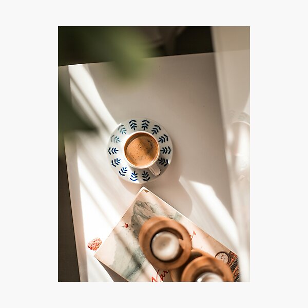 Item preview, Minimalist Greek Espresso Cup Book Lover Ar designed and sold by Rhodes Shop.