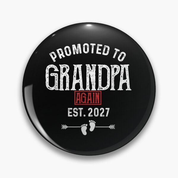Item preview, Promoted To Grandpa Again Est 2027 New Baby Announcement Gift designed and sold by KrystinaGiGi.