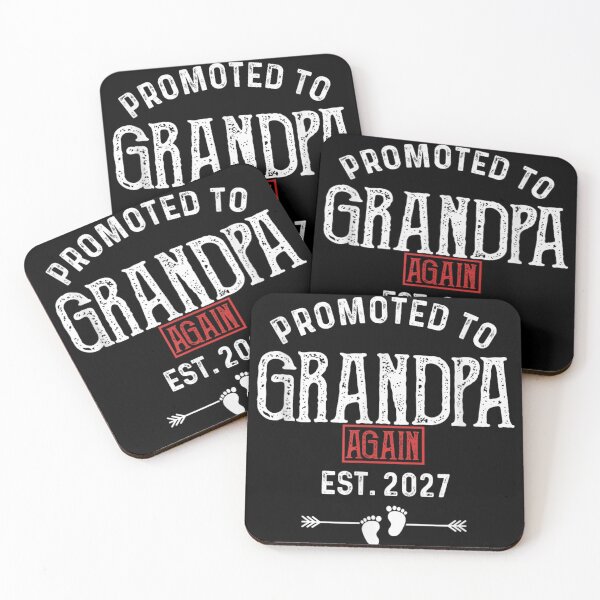 Item preview, Promoted To Grandpa Again Est 2027 New Baby Announcement Gift designed and sold by KrystinaGiGi.