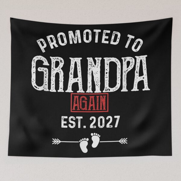 Item preview, Promoted To Grandpa Again Est 2027 New Baby Announcement Gift designed and sold by KrystinaGiGi.