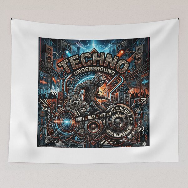 Item preview, Techno Underground Bass Bass designed and sold by Schr4mmM4ster.