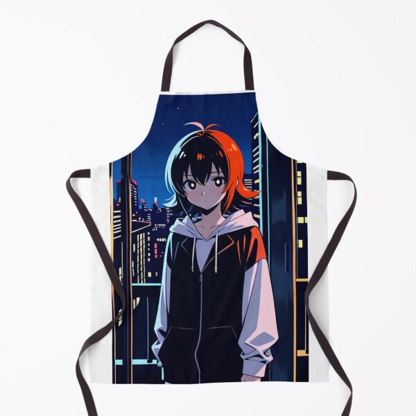 Item preview, Anime - Girl Hoodie Urban Night City designed and sold by AnimeShin.