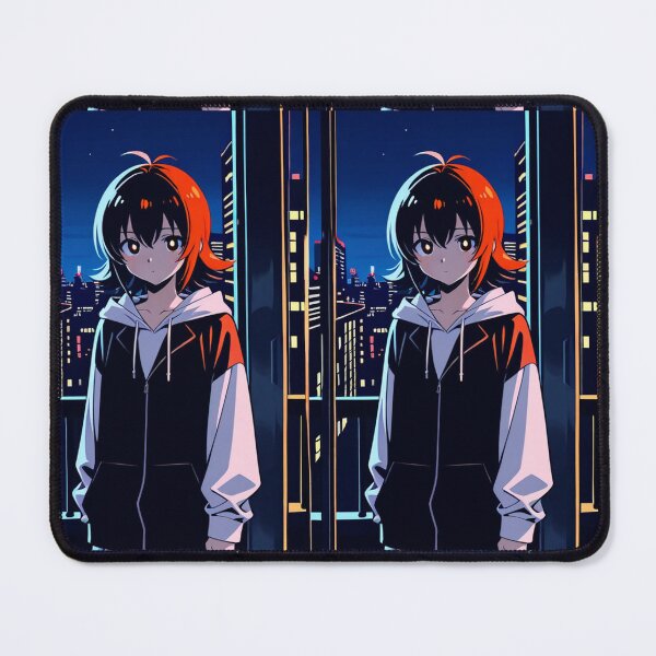 Item preview, Anime - Girl Hoodie Urban Night City designed and sold by AnimeShin.
