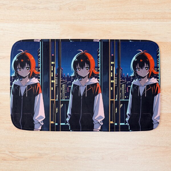 Item preview, Anime - Girl Hoodie Urban Night City designed and sold by AnimeShin.