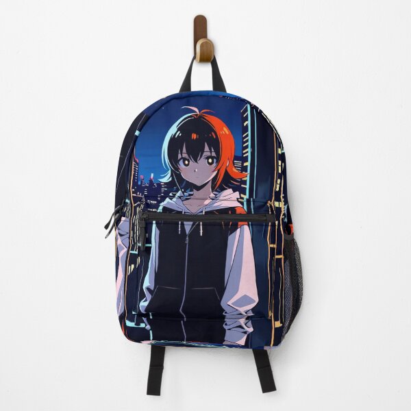 Item preview, Anime - Girl Hoodie Urban Night City designed and sold by AnimeShin.