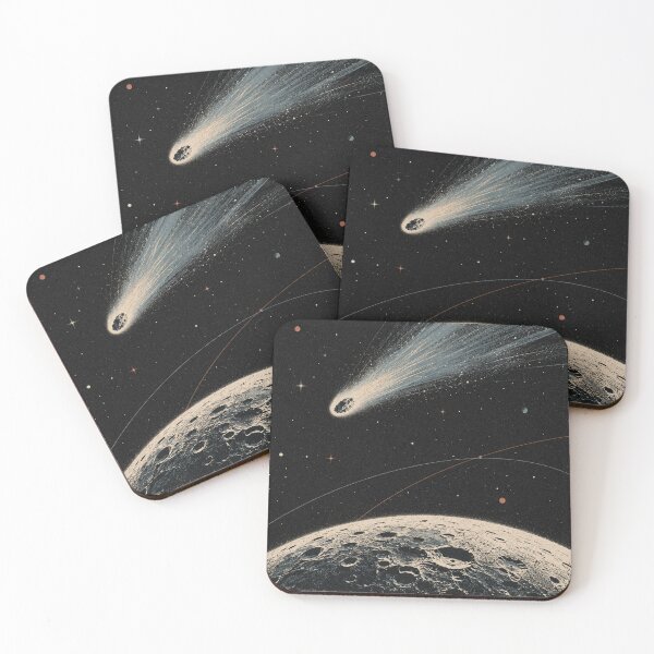 Item preview, Comet course Cosmic Illustration designed and sold by AHOK-lab.