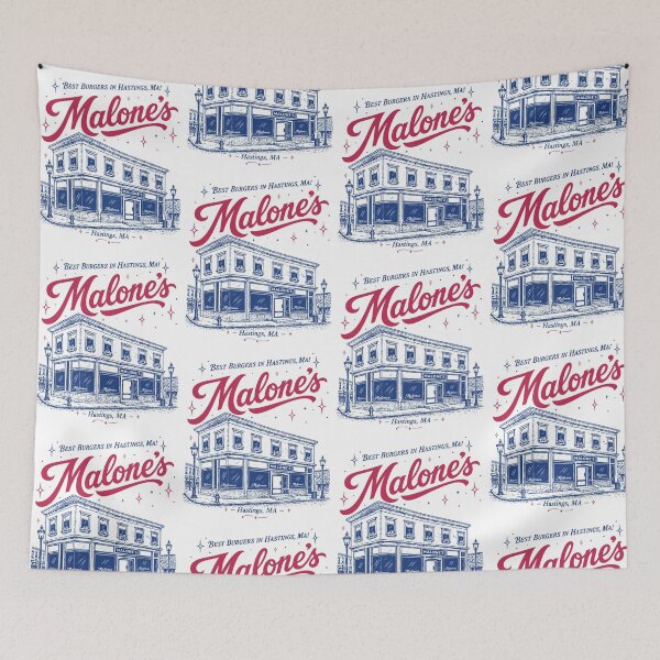 Item preview, Malone’s Hastings MA Burger Joint Hockey Romance Restaurant designed and sold by jinajinawoodood.