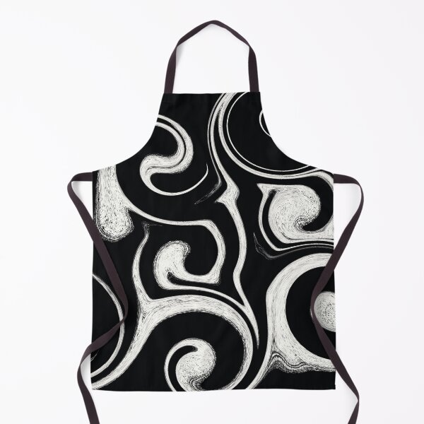 Item preview, Abstract Black and White Swirls - Liquid Marble Fluid Pattern designed and sold by CaramelCo.