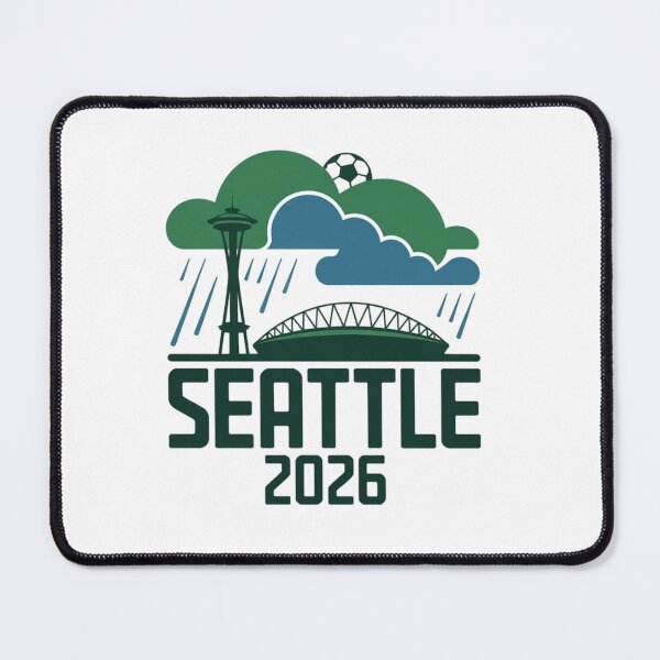 Item preview, Seattle 2026  Space Needle Stadium Skyline T-Shirt V20 designed and sold by DarylWelsh2024.