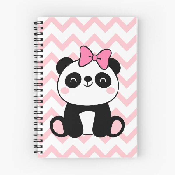 Item preview, Cute Panda with Pink Bow designed and sold by juliaberdugo.