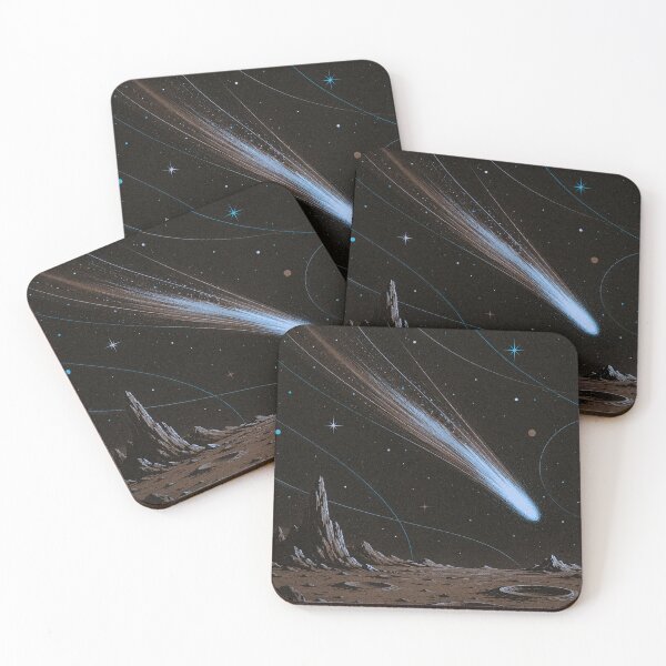 Item preview, Blue Comet Cosmic Illustration designed and sold by AHOK-lab.