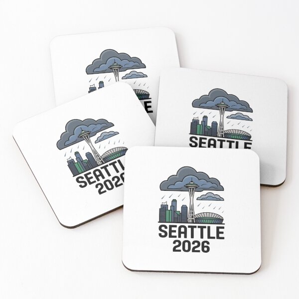 Item preview, Seattle 2026  Space Needle Stadium Skyline T-Shirt V21 designed and sold by DarylWelsh2024.