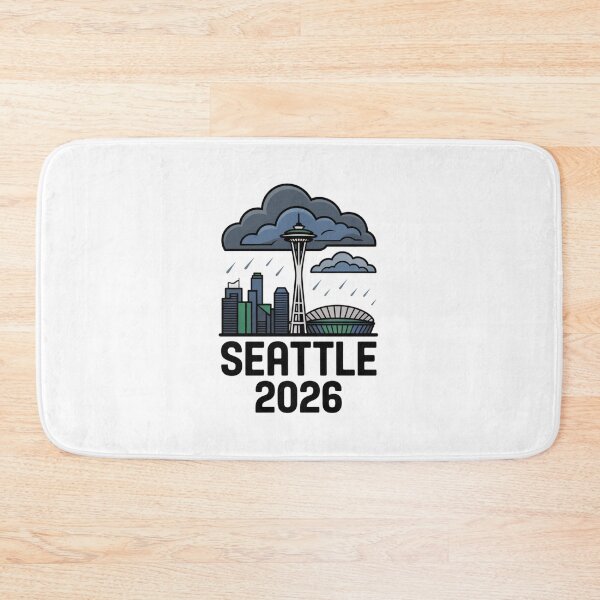Item preview, Seattle 2026  Space Needle Stadium Skyline T-Shirt V21 designed and sold by DarylWelsh2024.
