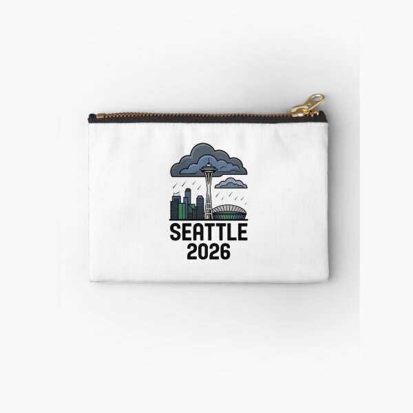 Item preview, Seattle 2026  Space Needle Stadium Skyline T-Shirt V21 designed and sold by DarylWelsh2024.