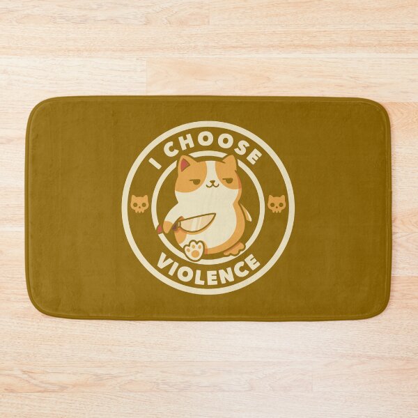 Item preview, I Choose Violence Cat  designed and sold by RedHDesign.
