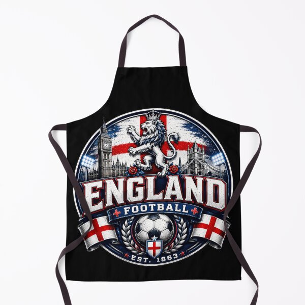 Item preview, England Football Badge Logo – Hardcore Soccer Supporter Tee designed and sold by TKOprintdesigns.