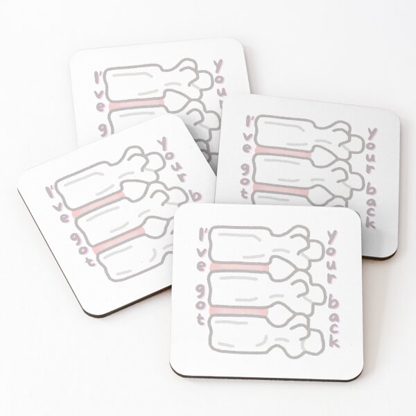 Item preview, I've Got Your Back - Cute Ortho Physiotherapy Spine Pun designed and sold by MelocotonDreams.