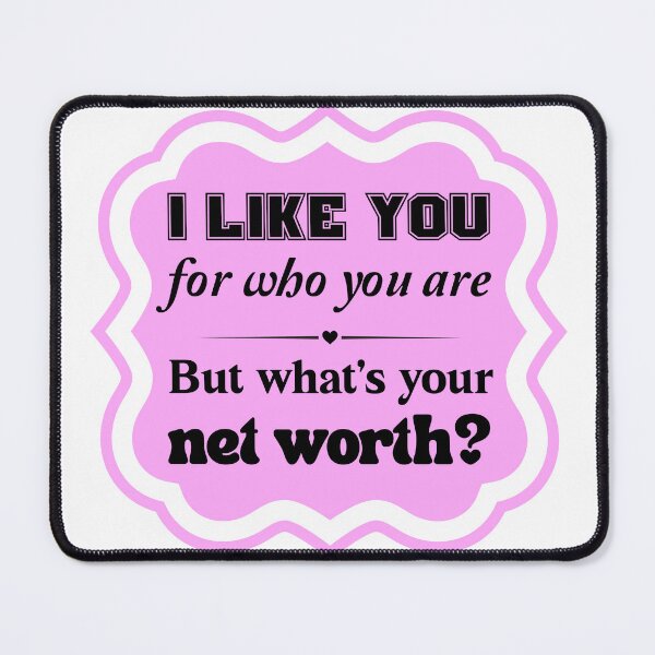 Item preview, What's your net worth? designed and sold by Myth and Mayhem .