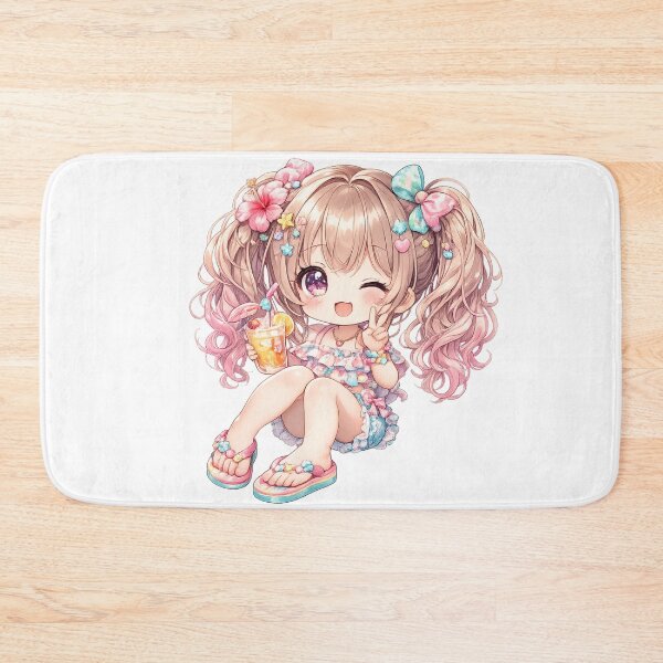 Item preview, Summer Flip Flop Chibi Girl designed and sold by konkapo00.