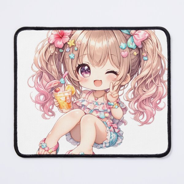 Item preview, Summer Flip Flop Chibi Girl designed and sold by konkapo00.