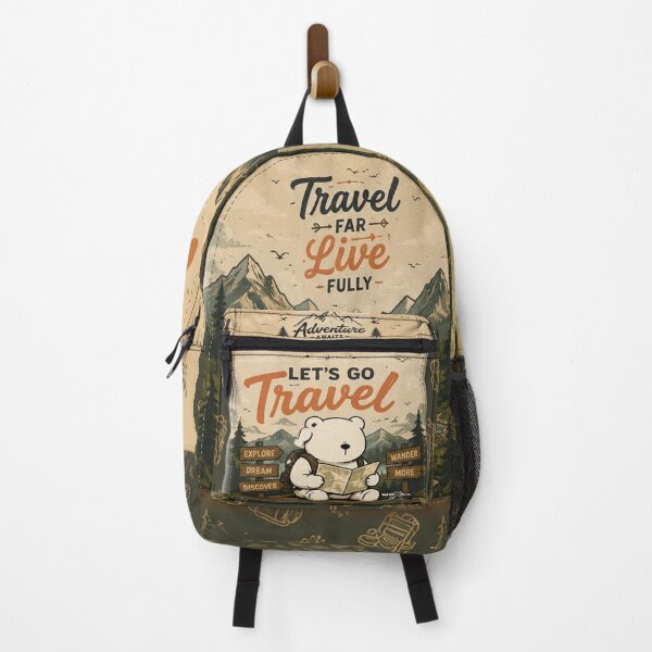 Item preview, Adventure Awaits Travel with 'golu' designed and sold by Anjonn Vibes Designs.