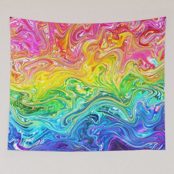 Item preview, Liquid Rainbow Explosion – Neon Psy Flow designed and sold by RH Design Lab.