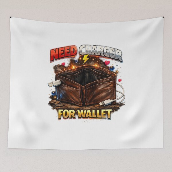 Item preview, Need Charger for Wallet — Funny Money Humor designed and sold by ivodanivan.