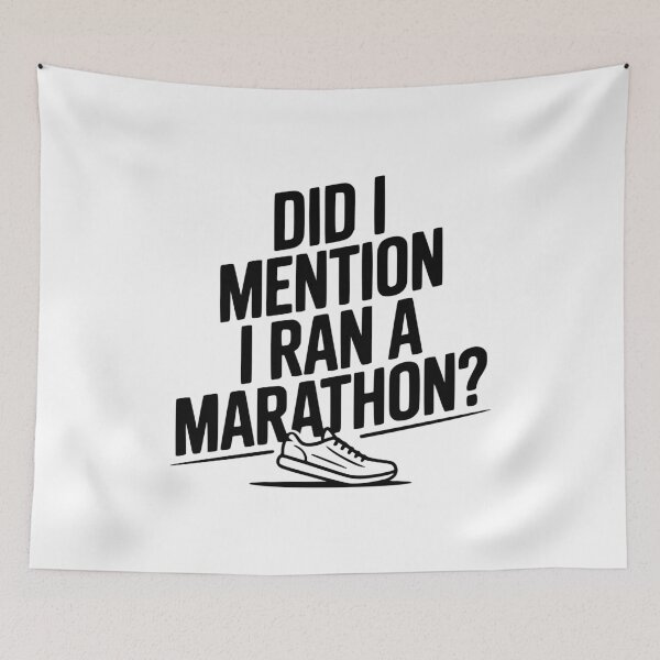 Item preview, Did I Mention I Ran a Marathon? designed and sold by Frank Ring.
