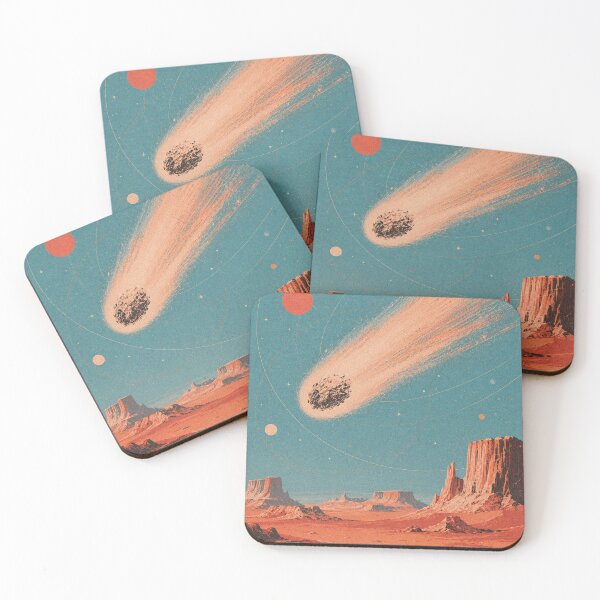 Item preview, Mars Comet Cosmic Illustration designed and sold by AHOK-lab.