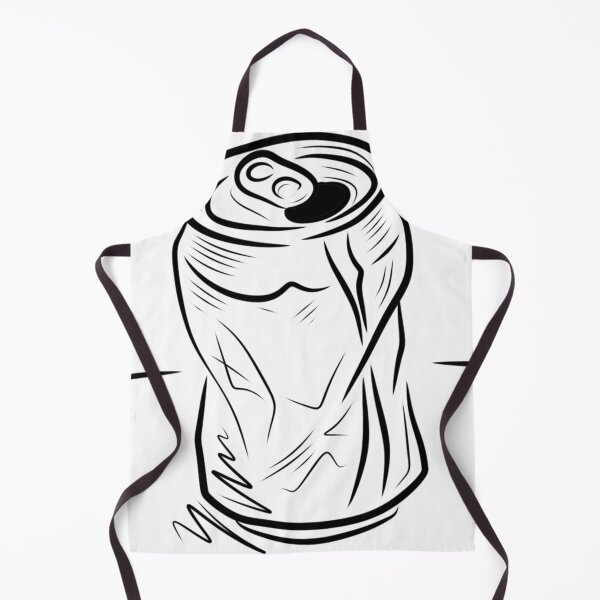 Item preview, Crushed Soda Can Line Art Sketch designed and sold by MirkoArtS.