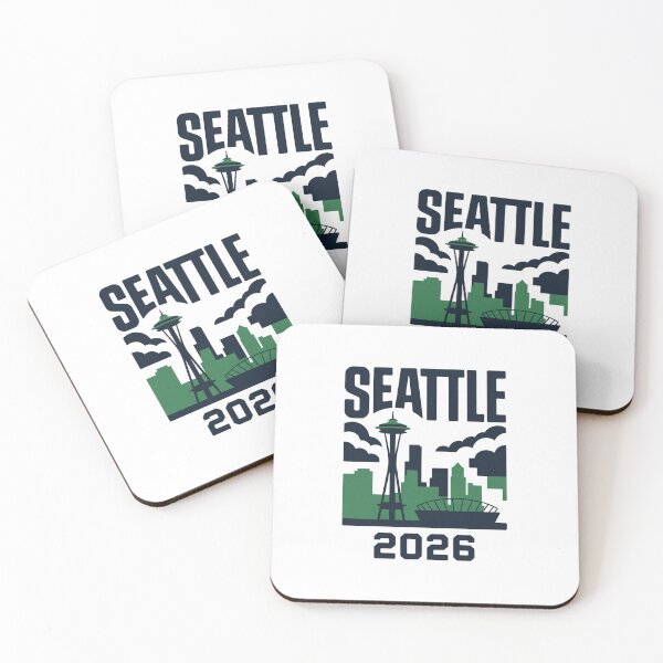 Item preview, Seattle 2026  Space Needle Stadium Skyline T-Shirt V22 designed and sold by DarylWelsh2024.
