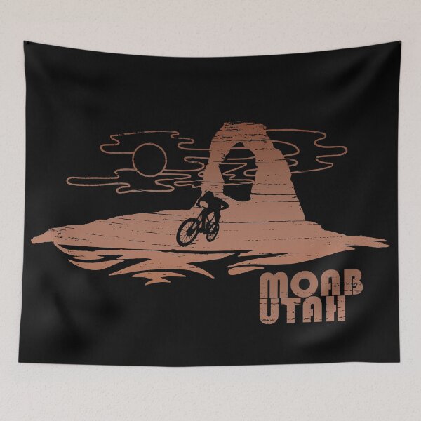 Item preview, Vintage Utah Arches National Park Moab Mountain biking designed and sold by Alexaltay.
