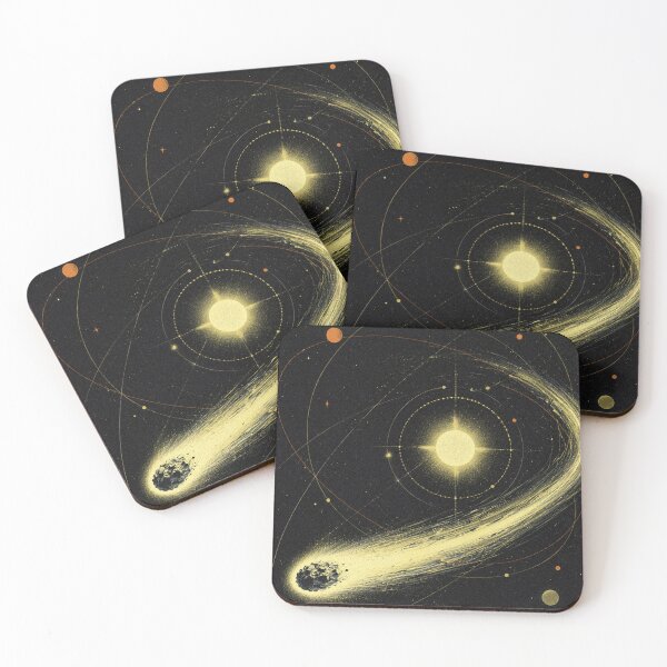 Item preview, Orbital Comet Cosmic Illustration designed and sold by AHOK-lab.