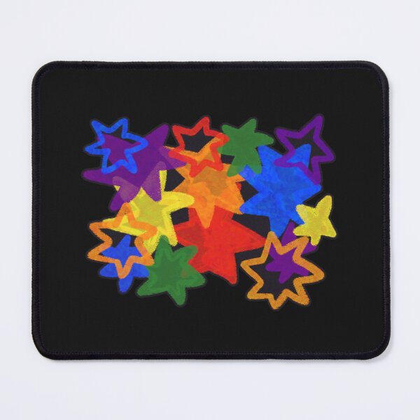 Item preview, Rainbow Starry Pride Flag Art | Rainbow Star Burst Design designed and sold by ghostieking.