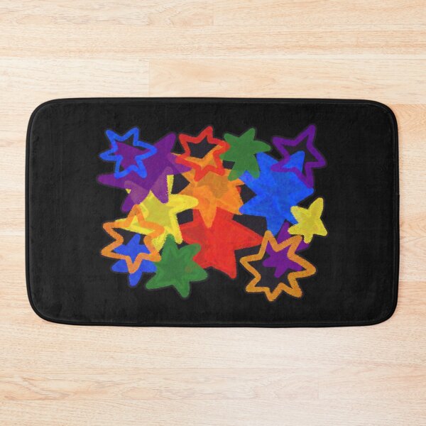 Item preview, Rainbow Starry Pride Flag Art | Rainbow Star Burst Design designed and sold by ghostieking.