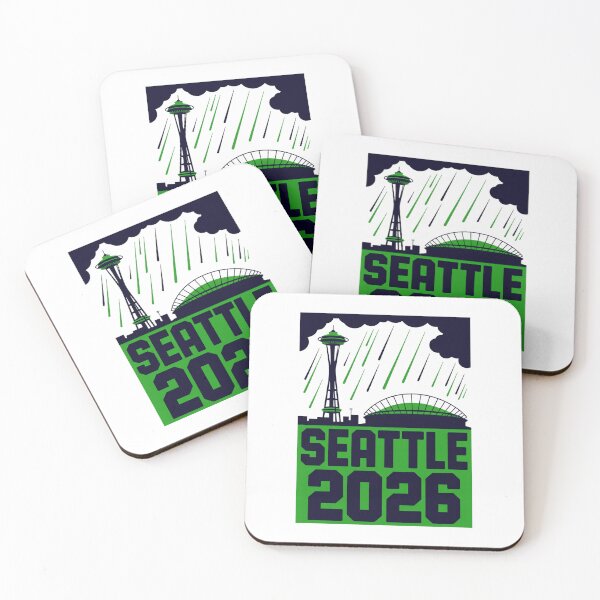 Item preview, Seattle 2026  Space Needle Stadium Skyline T-Shirt V23 designed and sold by DarylWelsh2024.
