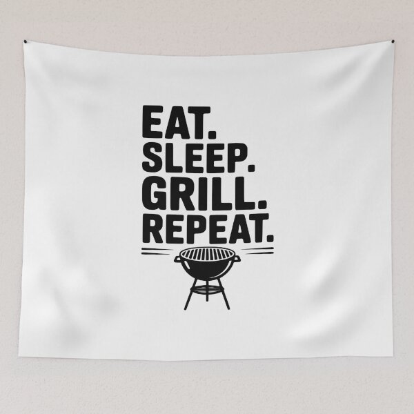 Item preview, Eat. Sleep. Grill. Repeat. designed and sold by Frank Ring.