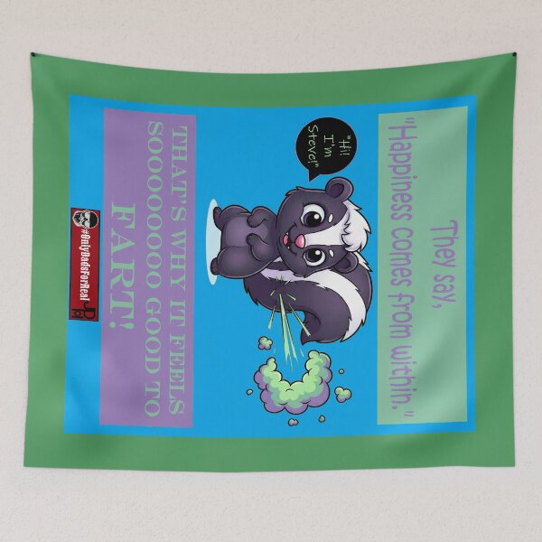 Artikelvorschau, Furzendes Stinktier (Blau) *Weitere Farben in der Kollektion erhältlich entworfen und verkauft von OnlyDadsForReal.