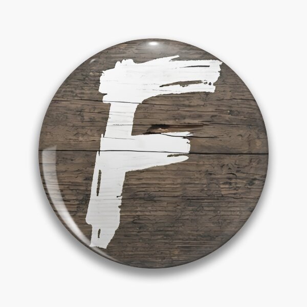 Item preview, Rustic White Letter F Wood Sign designed and sold by chareanrach1.